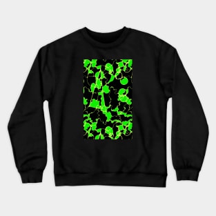 Sporadic Green Vibrant design Crewneck Sweatshirt